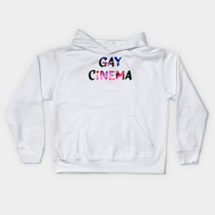 Gay Cinema Glitch Art Quote Kids Hoodie